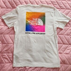 The North Face - Short Sleeve T-Shirt - Multicolor Rainbow Logo